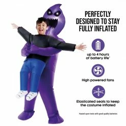 Kids Light Up Ghoul Pick Me Up Inflatable Costume 14 Kids Light Up Ghoul Pick Me Up Inflatable Costume -Morphsuits Sales Shop mckpigh light up ghoul pick me up kids feature 1