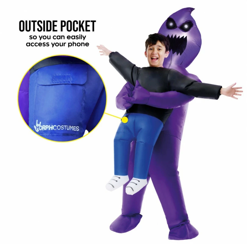 Kids Light Up Ghoul Pick Me Up Inflatable Costume 8 Kids Light Up Ghoul Pick Me Up Inflatable Costume - Image 6