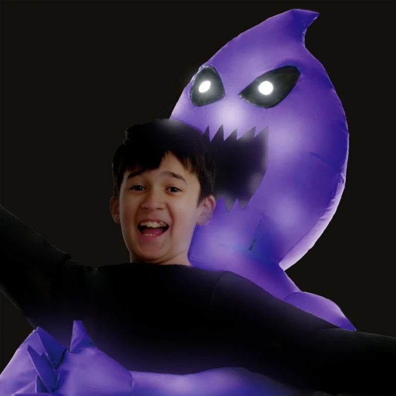 Kids Light Up Ghoul Pick Me Up Inflatable Costume 4 Kids Light Up Ghoul Pick Me Up Inflatable Costume - Image 2