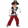 Kids Red Stripe Pirate Costume 1 Kids Red Stripe Pirate Costume -Morphsuits Sales Shop mckrsp pirate red kids 01