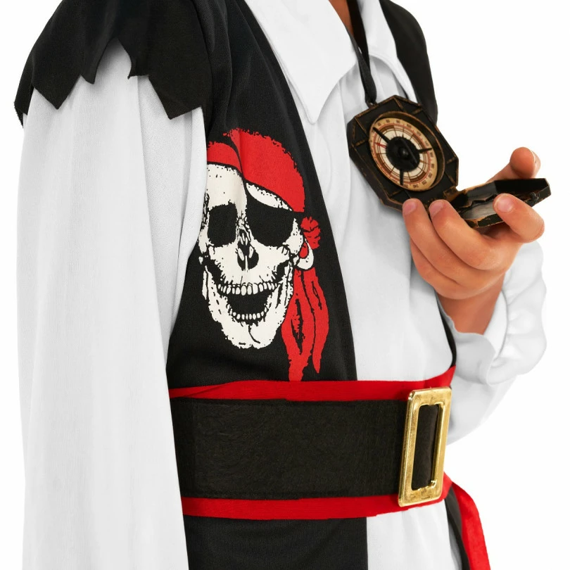 Kids Red Stripe Pirate Costume 5 Kids Red Stripe Pirate Costume - Image 3