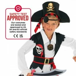 Kids Red Stripe Pirate Costume 17 Kids Red Stripe Pirate Costume -Morphsuits Sales Shop mckrsp pirate red kids feature 015