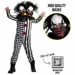 Kids Two Headed Clown Costume -Morphsuits Sales Shop mcktcl two headed clown kids feature 2