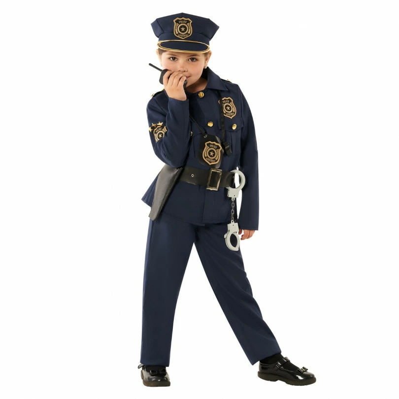 Kids US Cop Sergeant Costume 4 Kids US Cop Sergeant Costume - Image 2
