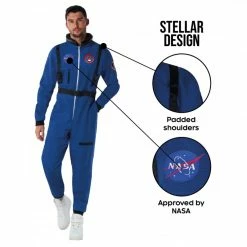 Mens Blue Astronaut Costume -Morphsuits Sales Shop mcmbl astronaut blue 4