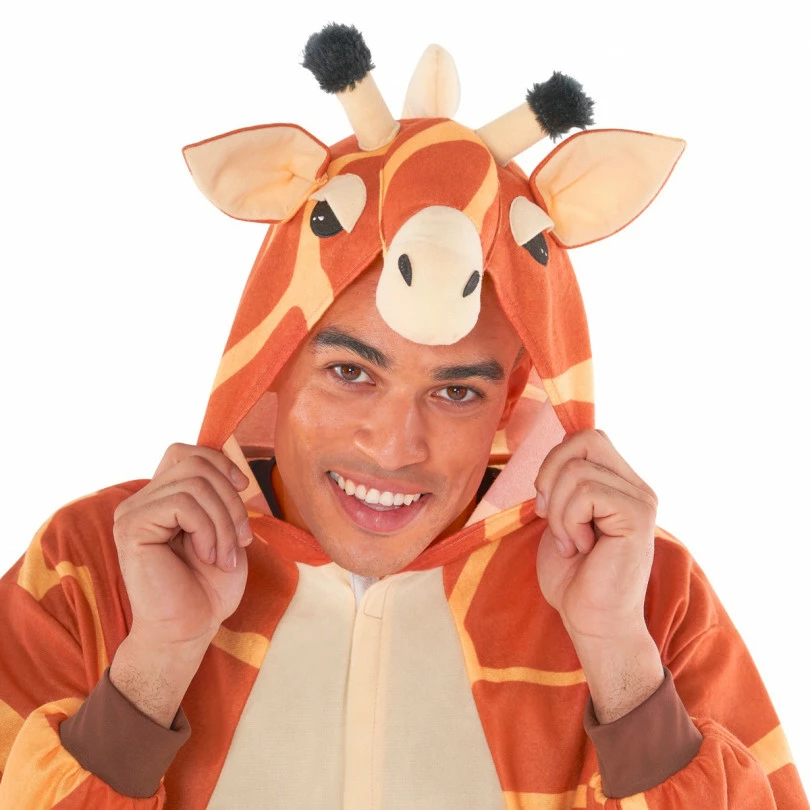 Mens Giraffe Onesie Costume 7 Mens Giraffe Onesie Costume - Image 5
