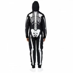 Mens Skeleton Onesie Costume (No Face) -Morphsuits Sales Shop mcmsos skeleton onesie men no face 3
