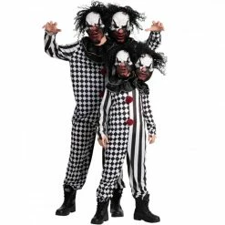 Mens Two Headed Clown Costume -Morphsuits Sales Shop mcmtcl two headed clown adult secondary 2