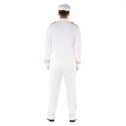 Mens Navy Captain Costume -Morphsuits Sales Shop mcmwo naval officer back