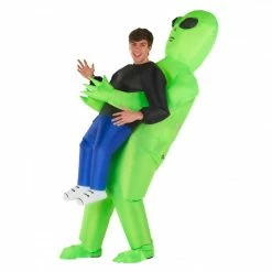 Pick Me Up Alien Inflatable Costume -Morphsuits Sales Shop mcpial alien pick me up adult secondary 4