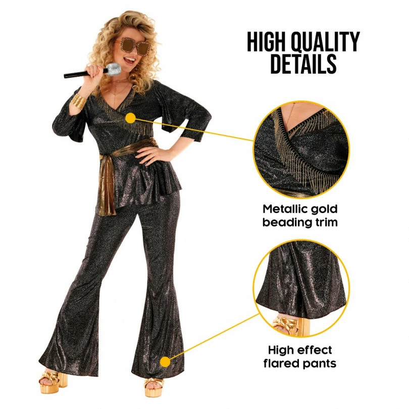 Womens Disco Dancing Queen Costume 9 Womens Disco Dancing Queen Costume - Image 7