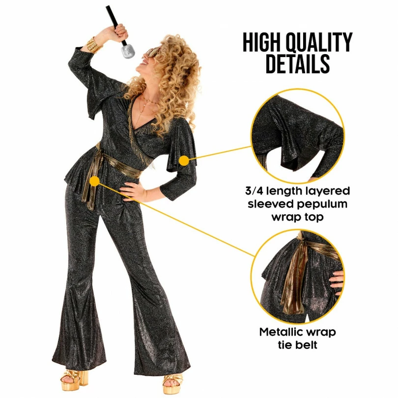 Womens Disco Dancing Queen Costume 10 Womens Disco Dancing Queen Costume - Image 8