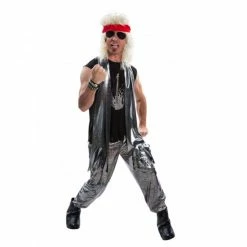 Mens 80s Glam Rocker Costume