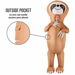 Giant Sloth Inflatable Costume -Morphsuits Sales Shop mens inflatable giant sloth costume 4