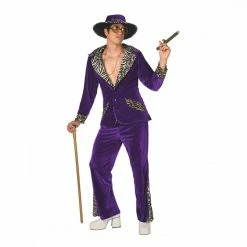 Pimp Daddy Velvet Suit - Purple